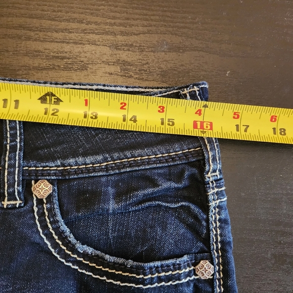 Silver Jeans Suki Mid Slim Jean Dark Wash Short Petite Stretchy Basic Denim - Picture 9 of 12